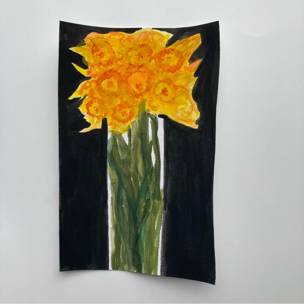 Original Watercolor Painting Floral